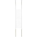 山善(YAMAZEN) 突っ張り パーテーション (ワイヤータイプ) 幅45×奥行5×高さ166.5-295.5cm (フック4個付き) 送料無料