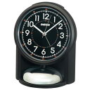 セイコークロック(Seiko Clock) 目覚まし時計 置き時計 アナログ 大音量 黒 PYXIS ピクシス RAIDEN ライデン 送料無料