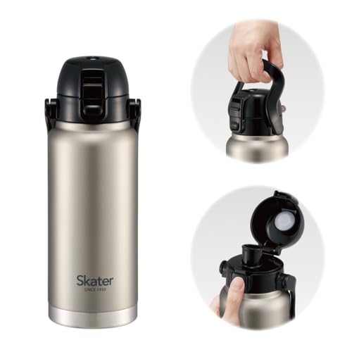 スケーター(Skater) ハンドル付 ステンレス ダイレクトボトル 800ml 水筒 マグボトル シルバー STD8H-A 送料無料