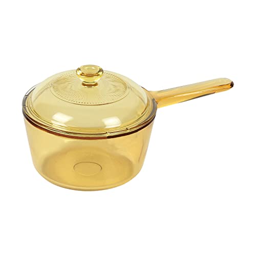 パール金属(PEARL METAL) VISIONS ビジョン 鍋 ソースパン 1.0L 16cm 耐熱ガラス 電子レンジ対応 食洗機対 送料無料