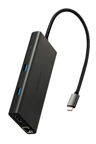 エレコム USB-C ハブ ドッキングステーション 10in1 PD対応 100W LANポート HDMI 4K60Hz 高速データ転送 送料無料