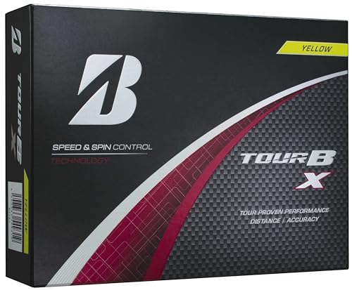 Bridgestone GOLF ゴルフボール TOUR B X 2024年モデル イエロー 1ダース[12個入り] 送料無料