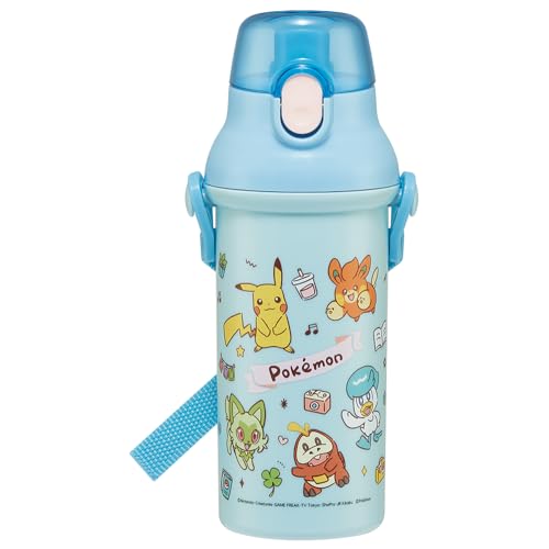 スケーター(Skater) 水筒 480ml 子供用 抗菌 プラスチック製 子供に優しい 軽量 ポケットモンスター Joyful 日本製 送料無料