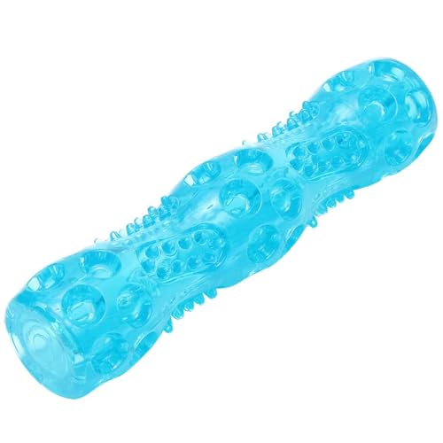 ルークラン(ROOKCRAN) 犬用おもちゃ ループ スクイーキー スティック クリアブルー 噛む ぬいぐるみ 子..