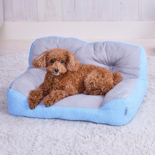 アドメイト (ADD. MATE) 犬猫用ベッド Cuna ひんやりラウンジソファーベッド ホリゾンブルー 送料無料