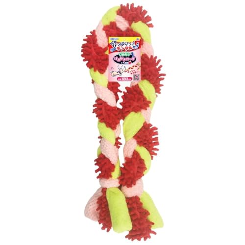 アース・ペット いぬモテ はみがきロープ/いちご色100 犬おもちゃ 犬玩具 送料無料