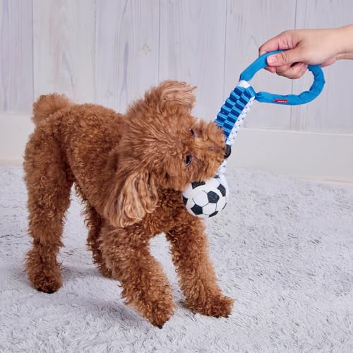ペティオ (Petio) 犬用おもちゃ PLAY スポーティボールテープ サッカーボール 送料無料