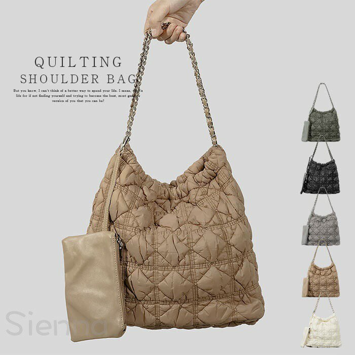 チェーンバッグキルティングナイロン...