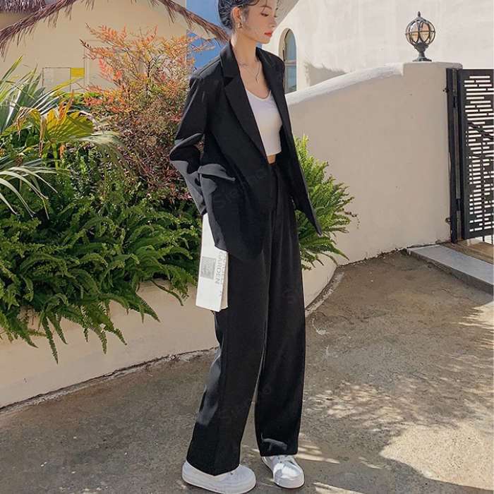 パンツスーツ セットアップ 2点セット スーツ レディース 長袖 ロング丈 かっこいい 秋冬 フォーマル リクルートスーツ シンプル 洗える 無地 大きいサイズ 事務服 入学式 ママスーツ 卒業式 セレモニースーツ カジュアル お宮参り ビジネススーツ 20代 30代 40代