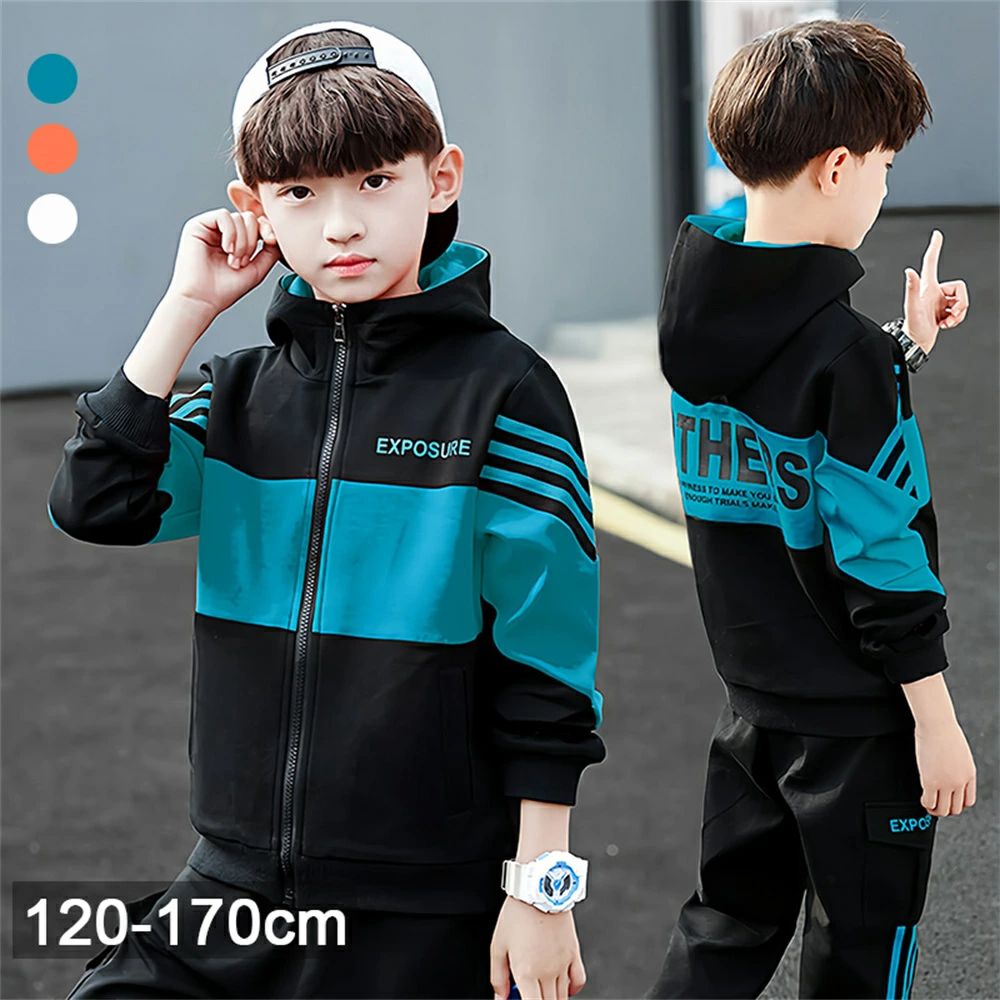 ジャージ キッズ 男子 上下 長袖 春秋 秋着 ジュニア 2点セット 子供服 セットアップ アウター 長ズボン トレーナー スポーツウェア 運動服 可愛い おし...