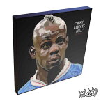 ポップアートフレーム Mario Balotelli　マリオ・バロテッリ KEETATAT SITTHIKET アートパネル インテリア 雑貨 店舗 内装 玄関 おしゃれ ポスター 絵 イラスト 壁掛け サッカー選手 フォワード イタリア代表