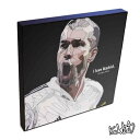 ポップアートフレーム Zinedine　Zidane　ジネディー