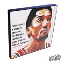 ポップアートフレーム Scottie Pippen　スコッティ・ピッペン KEETATAT SITTHIKET アートパネル インテリア 雑貨 店舗 内装 玄関 おしゃれ ポスター 絵 イラスト 壁掛け バスケットボール選手 NBA シカゴ・ブルズ スポーツ レジェンド