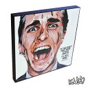 ポップアートフレーム PatrickBateman パトリック ベイトマン（アメリカンサイコ） KEETATAT SITTHIKET アートパネル インテリア 雑貨 店舗 内装 玄関 おしゃれ ポスター 絵 イラスト 壁掛け クリスチャン ベイル 映画 キャラクター