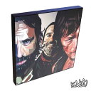 楽天DVD卸　スマイルワン楽天市場店ポップアートフレーム Daryl ＆Rick ＆NEGAN（Walking Dead）　ダリル&リック＆ニーガン KEETATAT SITTHIKET アートパネル インテリア ポスター 壁掛け ウォーキング・デッド 海外ドラマ アンドリュー・リンカーン ジェフリー・ディーン・モーガン ノーマン・リーダス