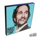 ポップアートフレーム Matthew McConaughey マシュー マコノヒー KEETATAT SITTHIKET アートパネル インテリア 雑貨 店舗 内装 玄関 おしゃれ ポスター 絵 イラスト 壁掛け 俳優 ハリウッド セレブ 映画