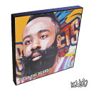 ポップアートフレーム James Harden ジェームズ ハーデン KEETATAT SITTHIKET アートパネル インテリア 雑貨 店舗 内装 玄関 おしゃれ ポスター 絵 イラスト 壁掛け バスケットボール選手 NBA ヒューストン ロケッツ