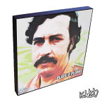 ポップアートフレーム Pablo Escobar2　パブロ・エスコバル2 KEETATAT SITTHIKET アートパネル インテリア 雑貨 店舗 内装 玄関 おしゃれ ポスター 絵 イラスト 壁掛け サッカー 著名人