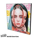 アートパネル 特大52cmサイズ☆ Billie Eilish ビリー アイリッシュ Keetatat Sitthiket ポップスター グラミー賞 ポスター 壁掛け オシャレ インテリア グッズ おしゃれ イラスト 絵 絵画 ポップアート アートフレーム 雑貨