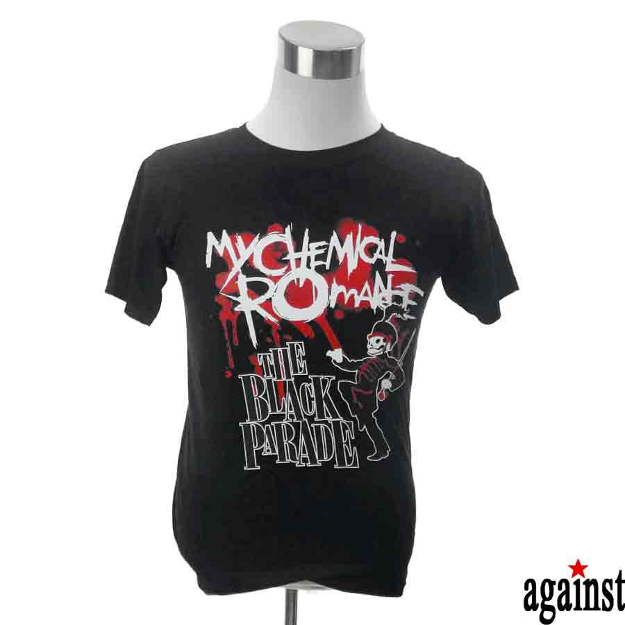 バンドTシャツ againstMy Chemical Romance マイ・ケミカル・ロマンス 音楽 プリントTシャツ グッズ ロック ポスト・パンク 洋楽 Tシャツ メンズサイズ 男女兼用 サイズM＆L