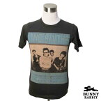 デザインTシャツ BUNNY RABBIT The Smiths ザ・スミス バンドTシャツ ビンテージ風 プリントTシャツ グッズ マンチェスター ロック レジェンド フェス 音楽 ロックT Tシャツ 男女兼用 サイズM＆L