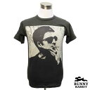 デザインTシャツ BUNNY RABBIT Noel Gallagher ノエル ギャラガー （OASIS）オアシス バンドTシャツ ビンテージ風 プリントTシャツ グッズ ロック フェス 音楽 ロックT Tシャツ 男女兼用 サイズM＆L