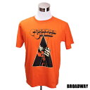 デザインTシャツ Broadway A CLOCKWORK ORANGE 時計じかけのオレンジ 映画Tシャツ プリントTシャツ グッズ 洋画 スタンレー キューブリック Tシャツ 男女兼用 サイズM＆L