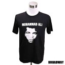 デザインTシャツ Broadway Muhammad Ali2 モハメド・アリ2 ボクシング レジェンド Tシャツ 男女兼用 サイズM＆L