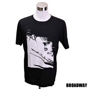 デザインTシャツ Broadway Edward Scissorhands シザーハンズ 映画Tシャツ プリントTシャツ グッズ 洋画 ジョニー・デップ 俳優 Tシャツ 男女兼用 サイズM＆L