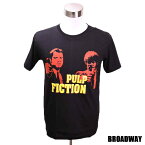 デザインTシャツ Broadway Pulp Fiction2 パルプ・フィクション2 映画Tシャツ プリントTシャツ グッズ 洋画 クエンティン・タランティーノ Tシャツ 男女兼用 サイズM＆L