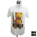デザインTシャツ MAOMAO ted テッド 4 Tシャツ 映画Tシャツ プリントTシャツ グッズ 洋画 キャラクター くま Tシャツ 男女兼用 サイズS＆M＆L