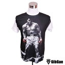 デザインTシャツ GibGae Muhammad Ali2 モハメド・アリ2 ボクシング レジェンド Tシャツ 男女兼用 サイズM＆L