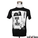 バンドTシャツ Wall of fame John Lennon Yoko Ono ジョン レノン＆オノ ヨーコ 音楽 プリントTシャツ グッズ ロック 洋楽 Tシャツ 男女兼用 サイズM＆L