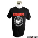 バンドTシャツ Wall of fame Ramones2 ラモーンズ2 音楽 プリントTシャツ パンクロック ロックT フェス ファッション 洋楽 Tシャツ 男女兼用 サイズM＆L