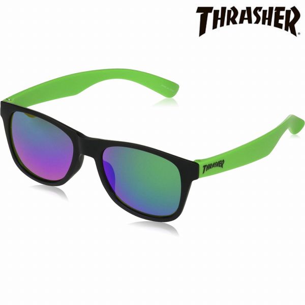  THRASHER å㡼 󥰥饹 UVå KIDS å GRACE 쥤 K013 BK/GN ˥å ...