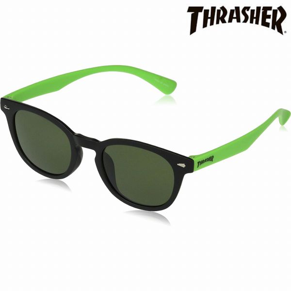 取寄品 THRASHER スラッシャー サングラス UVカット KIDS キッズ 偏光レンズ NOBLE ノーブル K022 BK/GNP ユニセックス メンズ レディース