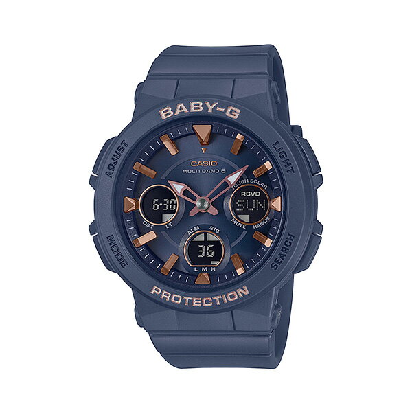 乐天商城 - 取寄品 正規品 CASIO腕時計 カシオ BABY-G ベイビージー アナデジ アナログ&デジタル 丸形 BGA-2510-2AJF 人気モデル レディース腕時計 送料無料