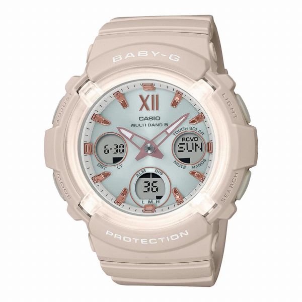 機能性に優れた時計が欲しいけれど、見た目の可愛さも忘れたくない時におすすめなBABY-G。カラフルでポップなデザインやクールでスタイリッシュな見た目で、アクティブに楽しむ機能が詰まったタフでおしゃれな時計は付けるだけで心弾むファッションアイ...