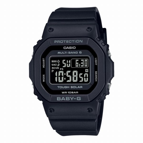 乐天商城 - 取寄品 正規品 CASIO腕時計 カシオ BABY-G ベイビージー デジタル表示 長方形 ソーラー 10気圧防水 BGD-5650-1CJF レディース腕時計 送料無料