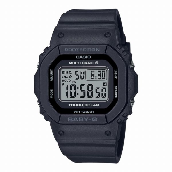樂天商城 - 取寄品 正規品 CASIO腕時計 カシオ BABY-G ベイビージー デジタル表示 長方形 ソーラー 10気圧防水 BGD-5650-1JF レディース腕時計 送料無料