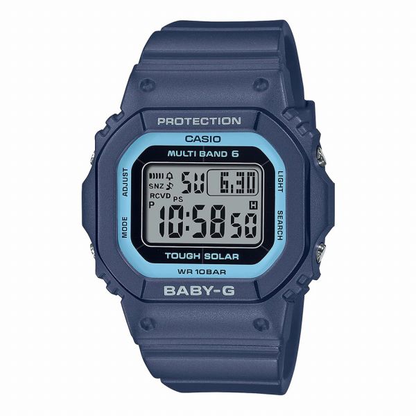 樂天商城 - 取寄品 正規品 CASIO腕時計 カシオ BABY-G ベイビージー デジタル表示 長方形 ソーラー 10気圧防水 BGD-5650-2JF レディース腕時計 送料無料