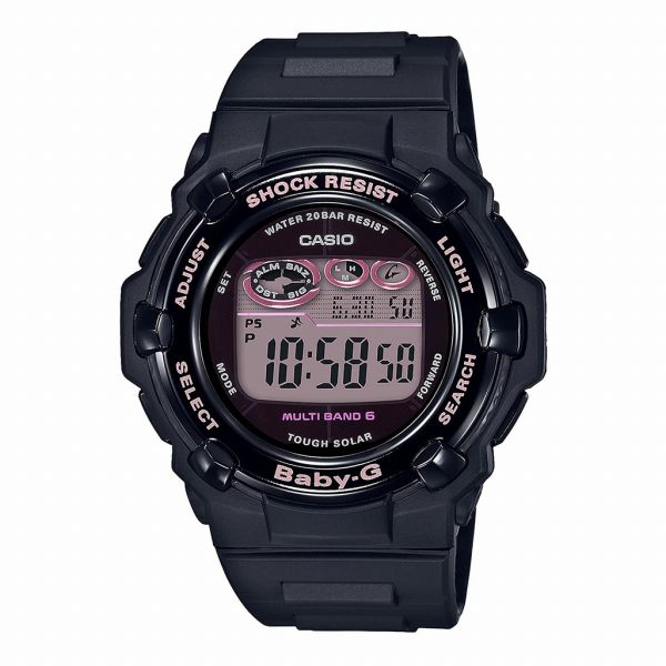 取寄品 正規品 CASIO腕時計 カシオ BABY-G ベイビージー デジタル表示 丸形 ソーラー 20気圧防水 BGR-3000UCB-1JF レディース腕時計 送料無料