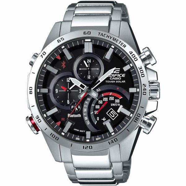 取寄品 正規品 CASIO腕時計 カシオ EDIFICE エディフィス アナログ表示 タフソーラー 丸形 10気圧防水 EQB-501XD-1AJF メンズ腕時計 送料無料