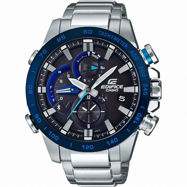 取寄品 正規品 CASIO腕時計 カシオ EDIFICE エディフィス アナログ表示 タフソーラー 丸形 10気圧防水 EQB-800DB-1AJF メンズ腕時計 送料無料