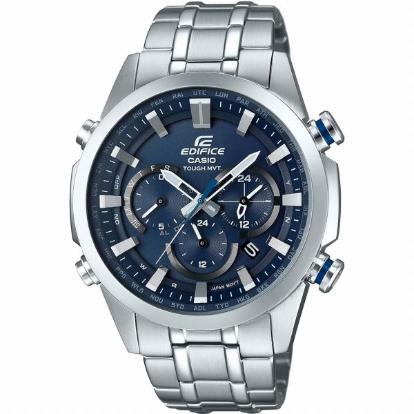 乐天商城 - 取寄品 正規品 CASIO腕時計 カシオ EDIFICE エディフィス アナログ表示 タフソーラー 丸形 10気圧防水 EQW-T630JD-2AJF メンズ腕時計 送料無料