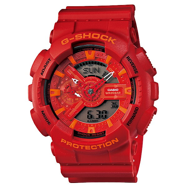 樂天商城 - 取寄品 正規品 CASIO腕時計 カシオ G-SHOCK ジーショック アナデジ アナログ&デジタル GA-110AC-4AJF 人気モデル メンズ腕時計 送料無料