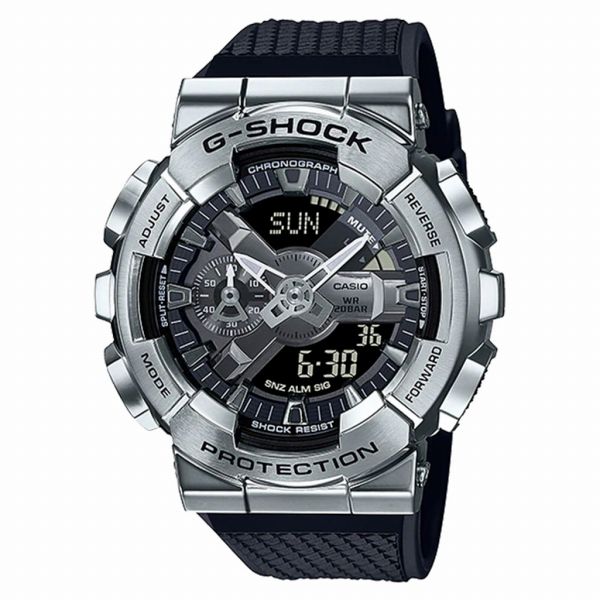 取寄品 正規品 CASIO腕時計 カシオ G-SHOCK ジーショック アナデジ アナログ&デジタル 丸形 GM-110-1AJ..