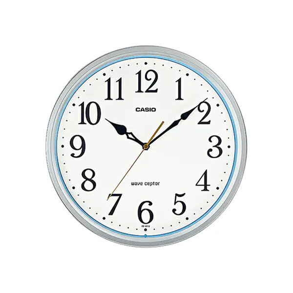 乐天商城 - 取寄品 正規品 CASIO時計 カシオ 掛け時計 掛時計 IQ-481J-8JF アナログ表示 電波時計 ライトブルー シンプル