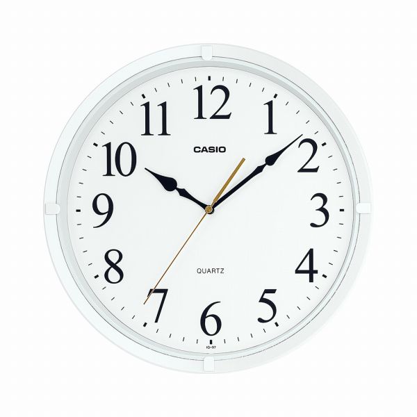 乐天商城 - 取寄品 正規品 CASIO時計 カシオ 掛け時計 掛時計 IQ-97-7JF アナログ表示 スタンダード シンプル