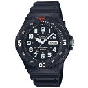 取寄品 正規品 CASIO腕時計 カシオ STANDARD チプカシ アナログ表示 丸形 カレンダー 10気圧防水 MRW-200HJ-1BJ メンズ腕時計